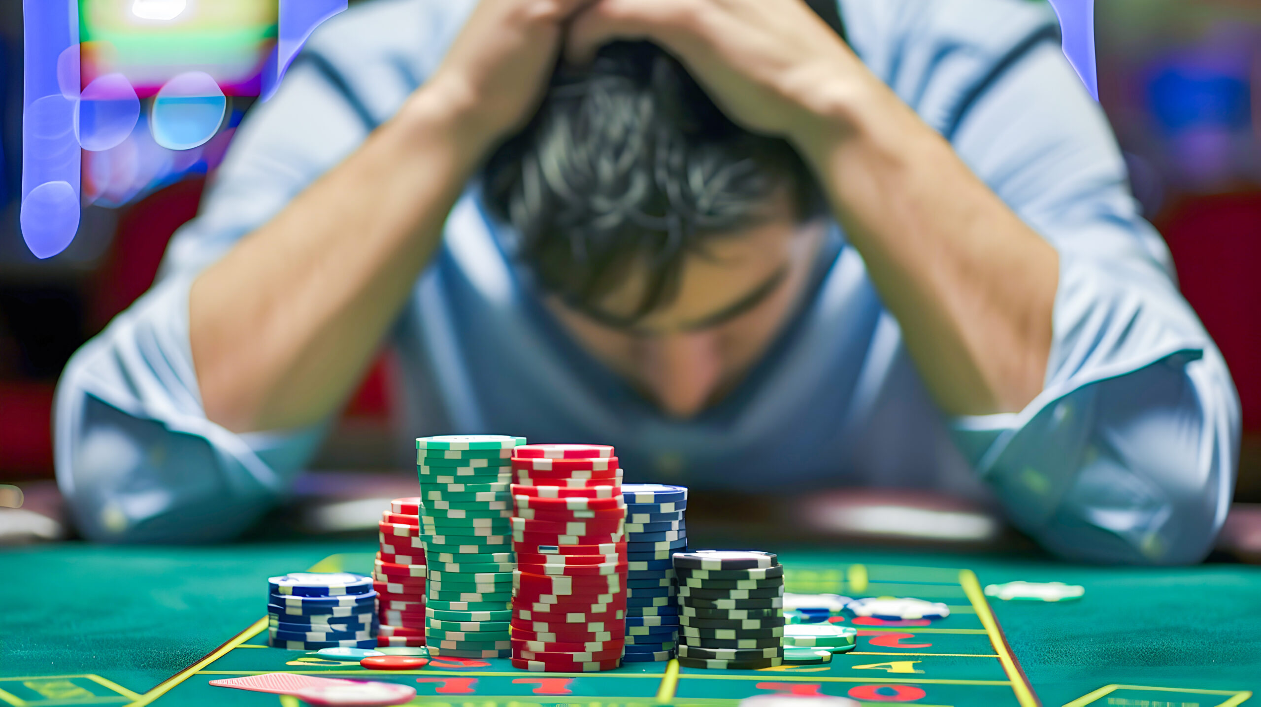 Depiction of Gambling Fear and Loss in Post-Modern Style Celebrities addicted to Gambling