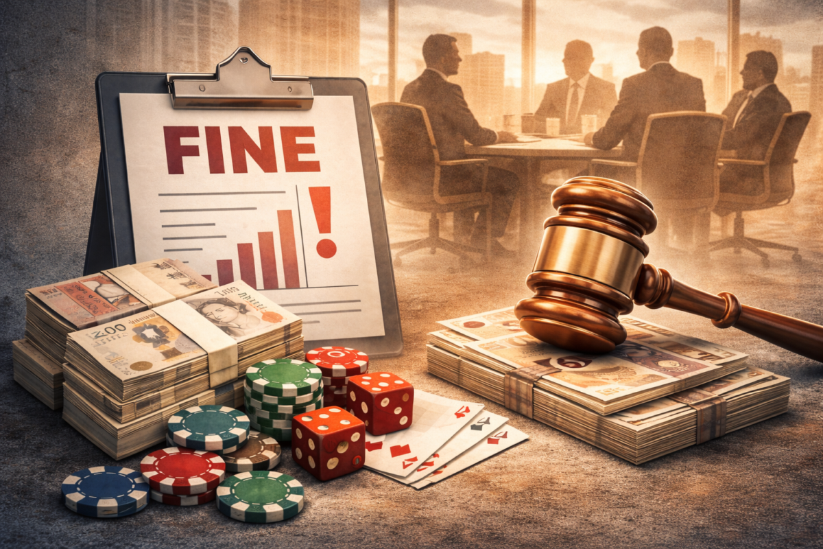 Platinum gaming fine